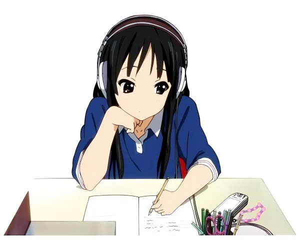 writing-anime-girl